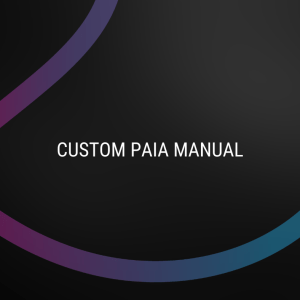 Custom PAIA Manual