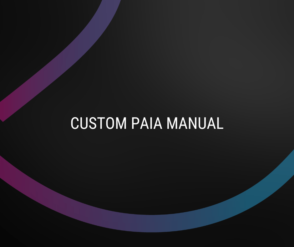 Custom PAIA Manual