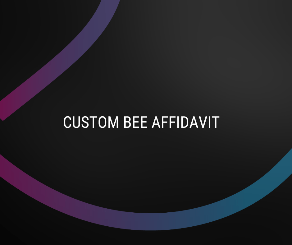 BEE AFFIDAVIT
